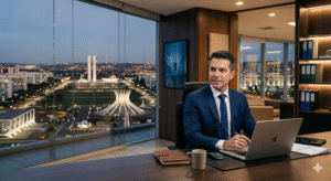 Empresário contratando Bradesco Saúde empresarial em Brasília